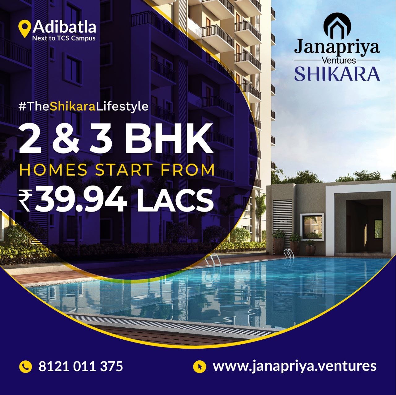 Maximize Your Investment at Janapriya Shikara, Adibatla!